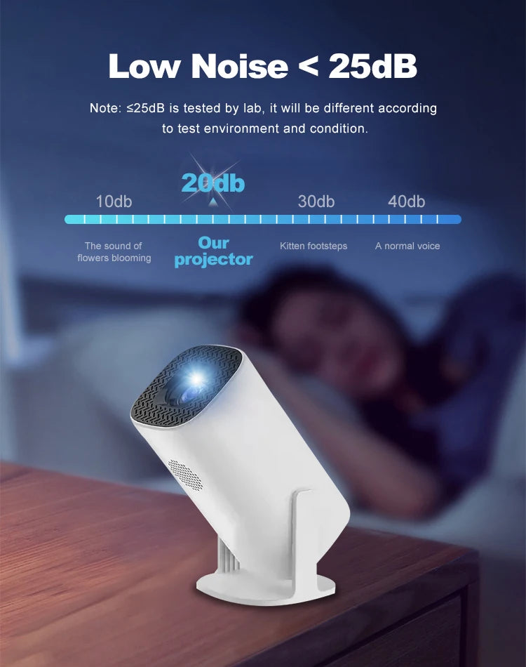 Factory Original P30 Smart Projectors Portable 4K WIFI Outdoors Mini Home Theater HD LCD Projector