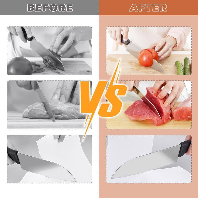 Rolling Knife Sharpener Set, 15°20° Kitchen Knife Magnetic Rolling Knife Sharpener, Diamond Sharp Curve Knife Sharpener, Wooden Handle Sharpening Stone, Diamond Ceramic Knife Sharpening Set for Honing Knives Sharpening Kitchen Gadgets Steel Kitchenware